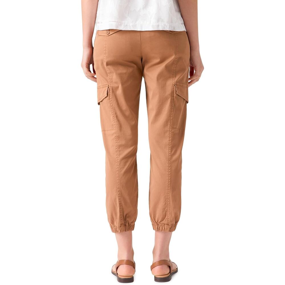 Sanctuary Women’s Rebel Crop Stretch Cotton Cargo Pants Brown Size 28 NWOT - Picture 9 of 10